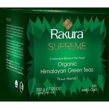 Rakura Supreme Organic Himalayan Green Tea 100 gm