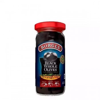 Borges Black Pitted Olives 340gm