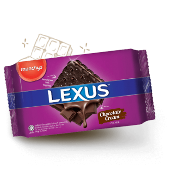 LEXUS Salted Chocolate Cream Sandwich