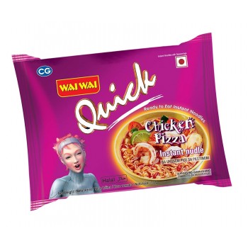 Wai Wai Quick Chicken Pizza Noodles