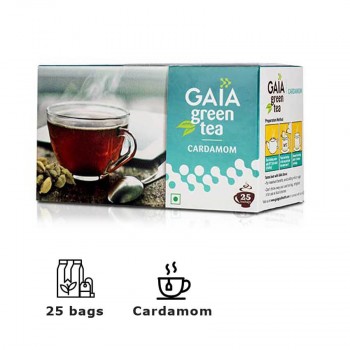 Gaia Green Tea Cardamom 25's